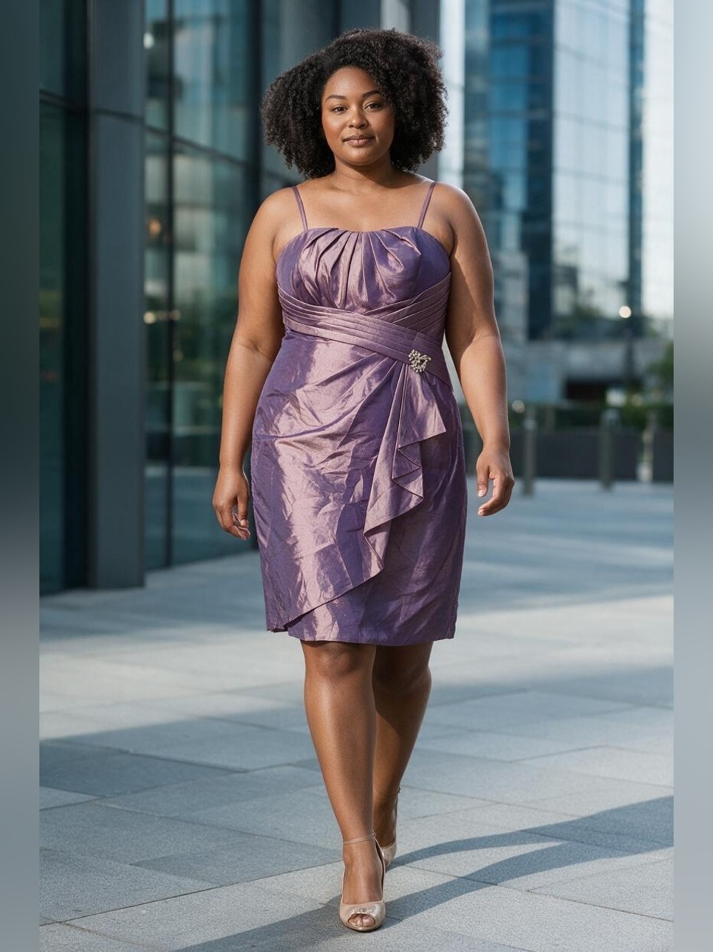 DaVinci Knee Length Formal Lavender 12